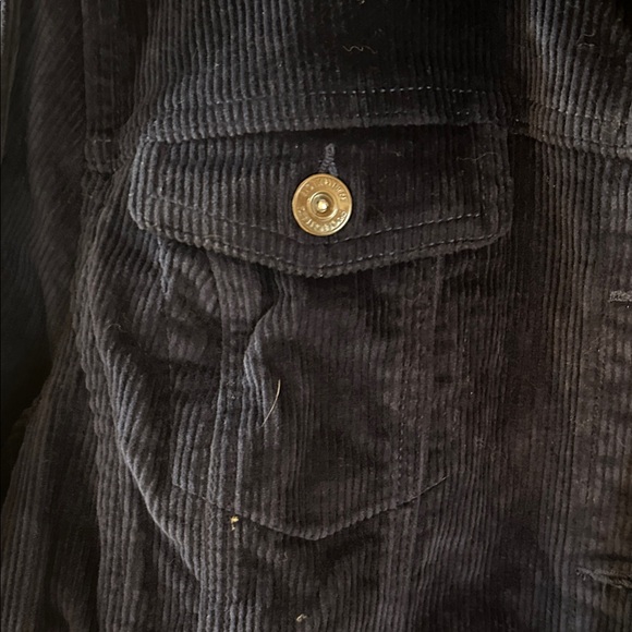 F13. Northern Reflections Navy Corduroy Jacket - Picture 4 of 5